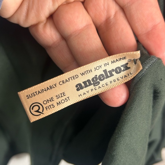 Angel Rox Olive Green Women's cozy bamboo jacket - Picture 4 of 5